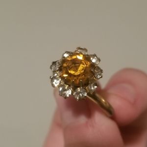 Vintage Faux Topaz Ring